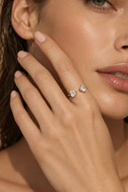 Zirkonia Ring aus Edelstahl