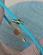Armband Türkis mit Naturstein Anhänger