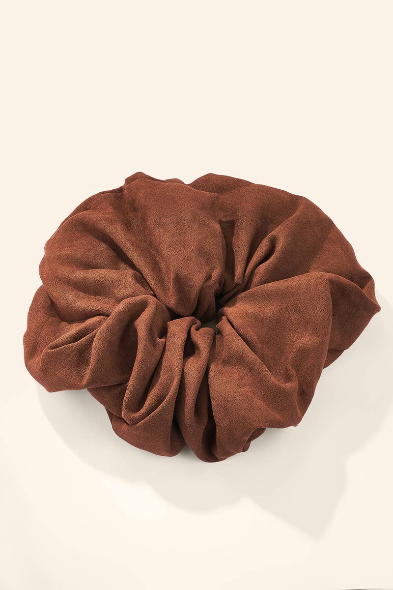 Scrunchie im Wildleder Look