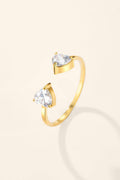 Zirkonia Ring aus Edelstahl