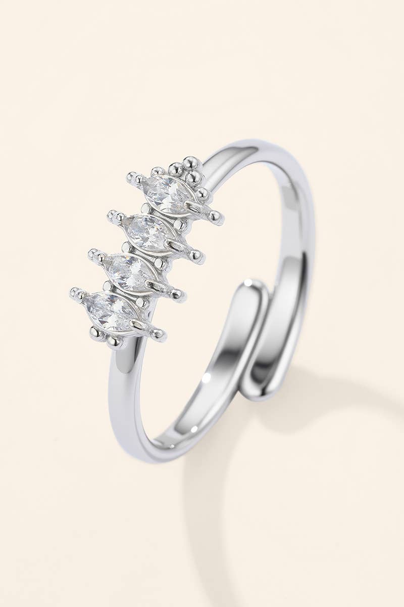 Ring Marquiseförmiger Zirkon