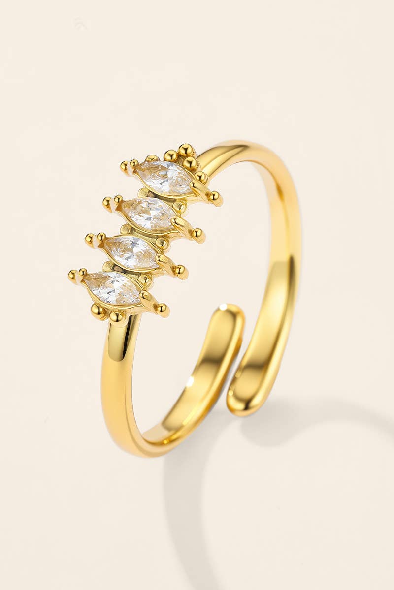 Ring Marquiseförmiger Zirkon