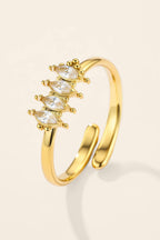 Ring Marquiseförmiger Zirkon
