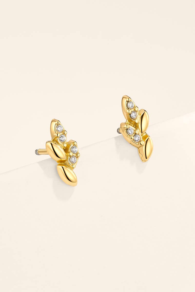 Goldener Edelstahl Ohr Piercing 