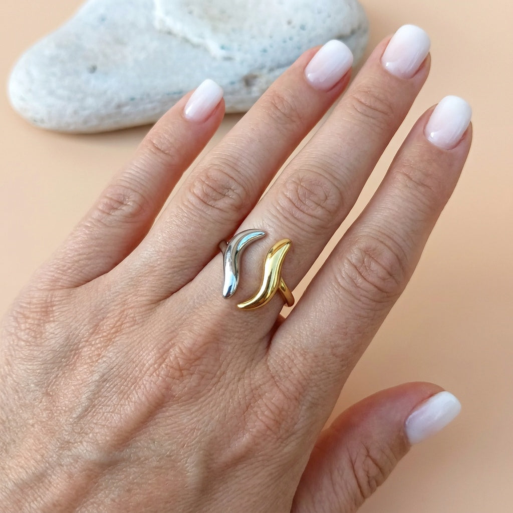 Wellen Ring modern