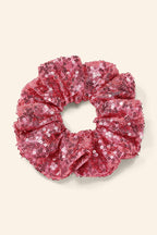 Pailletten Scrunchie für festliche Frisuren