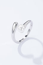 Edelstahl Ring mit Perle