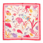 Gemustertes Hals Tuch Pink