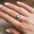 Goldener Sonnen Ring