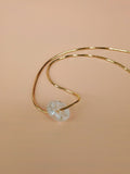Edelstahl Kette mit weißer Naturstein Perle