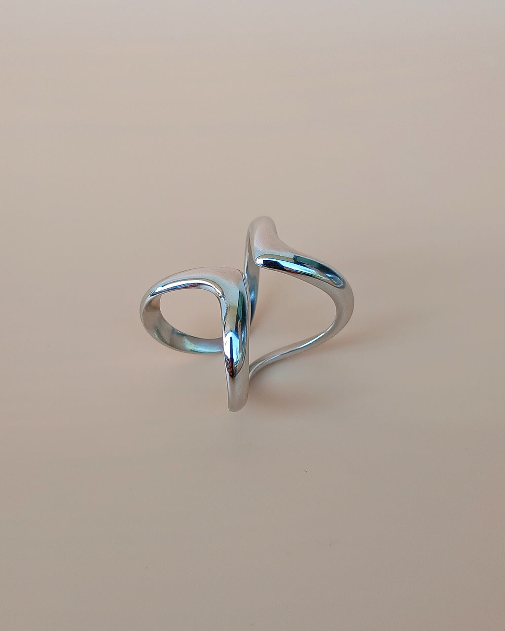Silberner Statement Ring