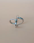 Silberner Statement Ring