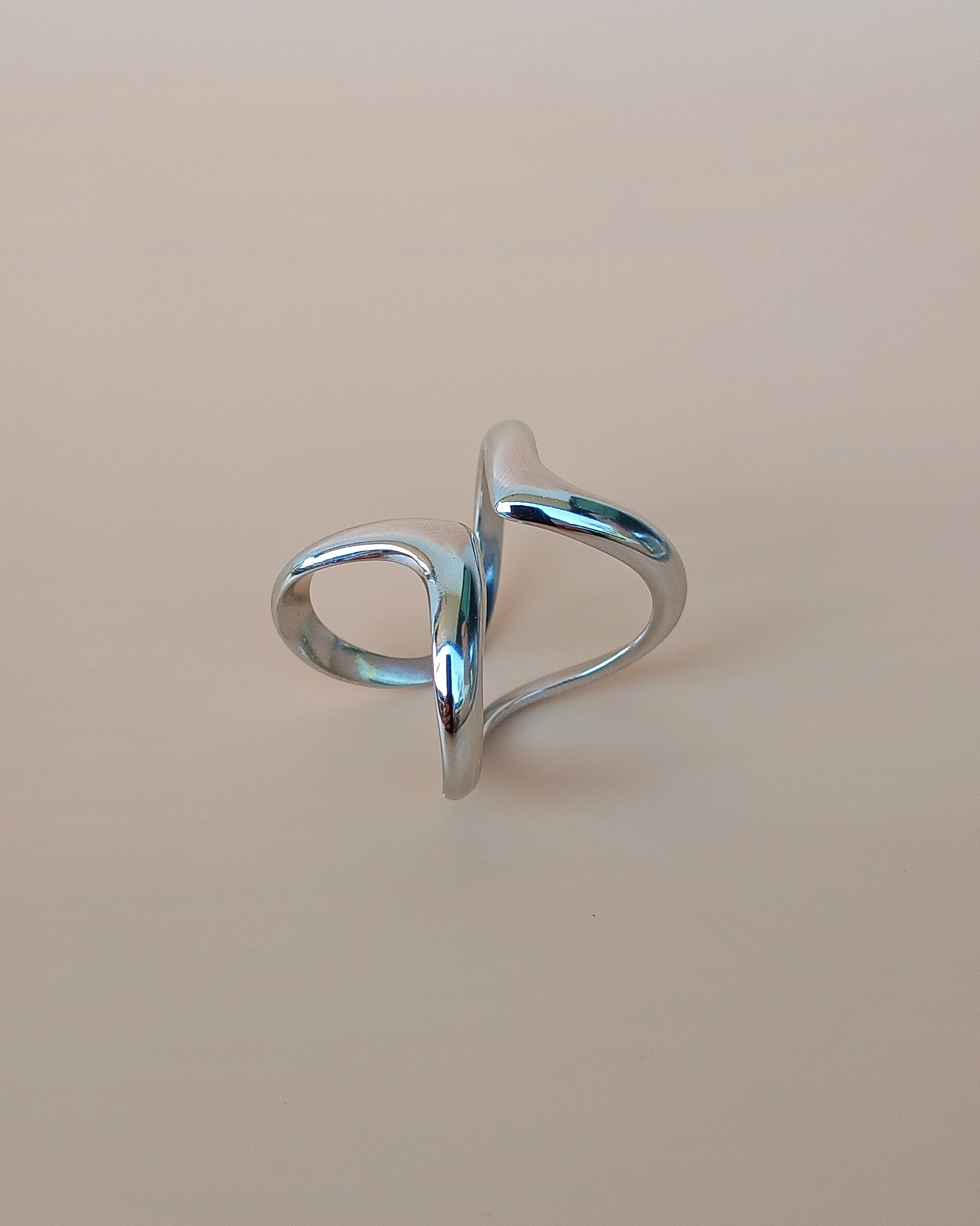 Silberner Statement Ring