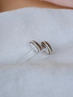 925 Sterlingsilber Ohrstecker mit bunten Natursteinen